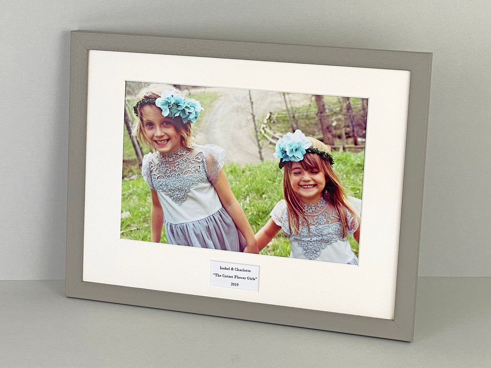 Personalised Wedding Caption Frames. 30x40cm Frame With Etsy UK