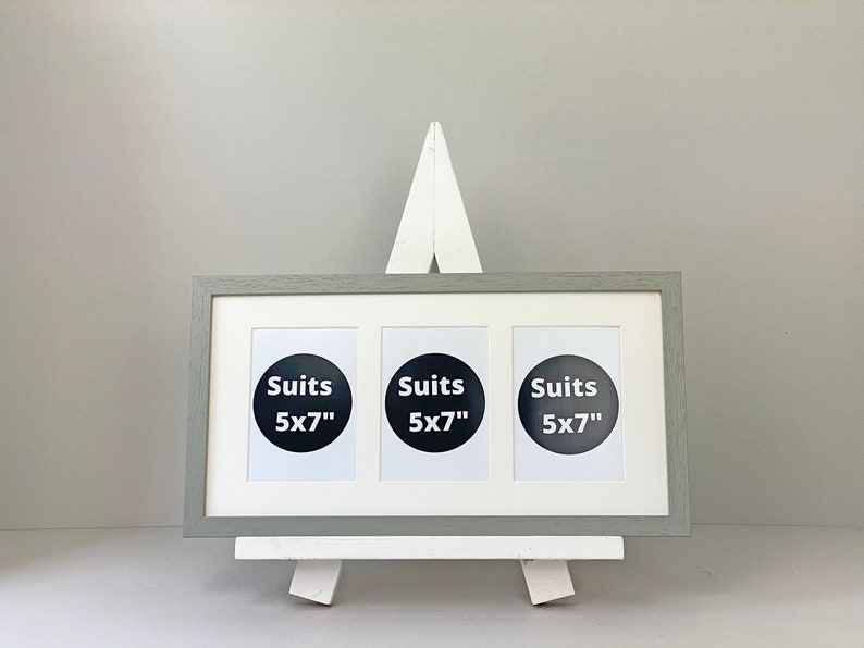 Multi Aperture Photo Frame. Holds Three 5x7 Photos. Etsy Denmark