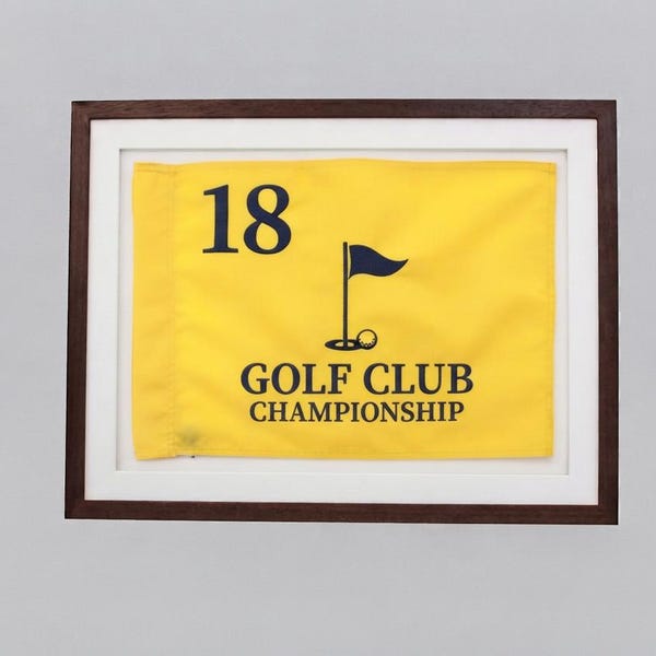 Flag Display Frame. Frame size: 45.5x60cm. Perfect for Golf Flags and other flag memorabilia |