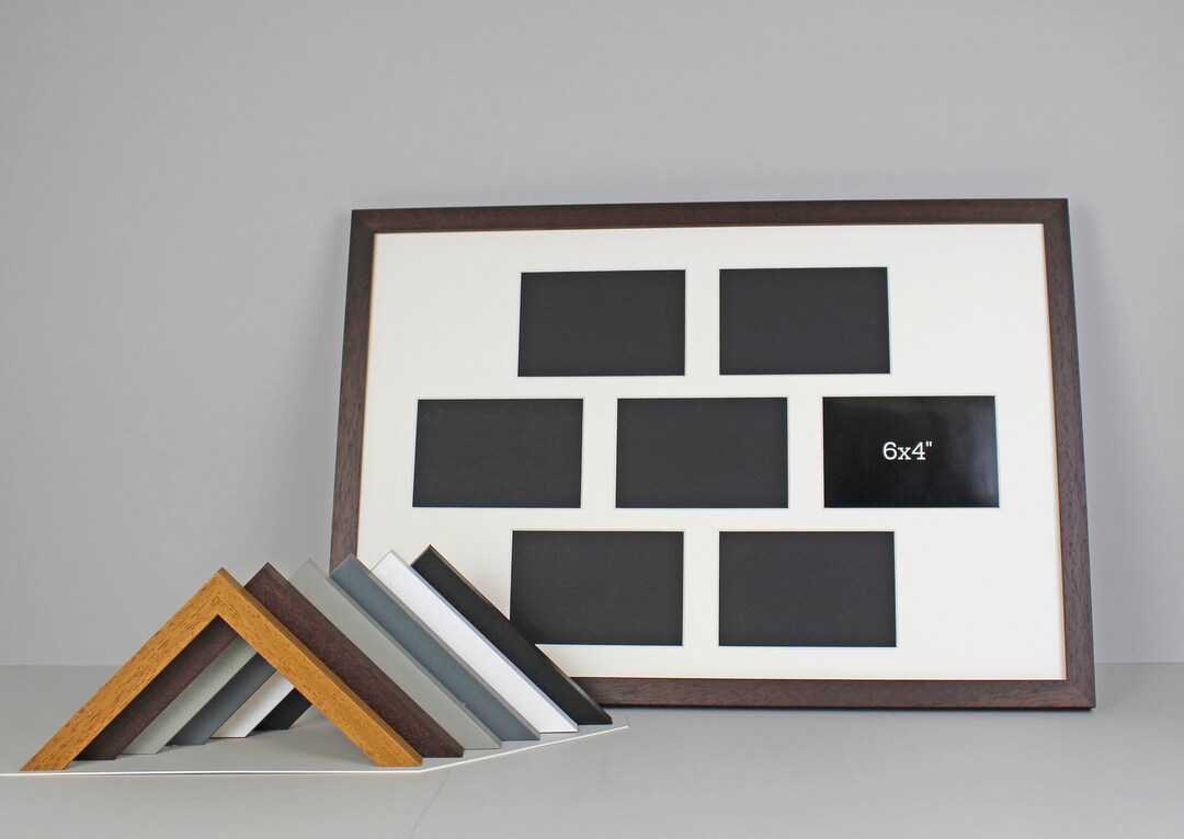 Multi Aperture Photo Frame. Holds Seven 6x4 Photos. Etsy