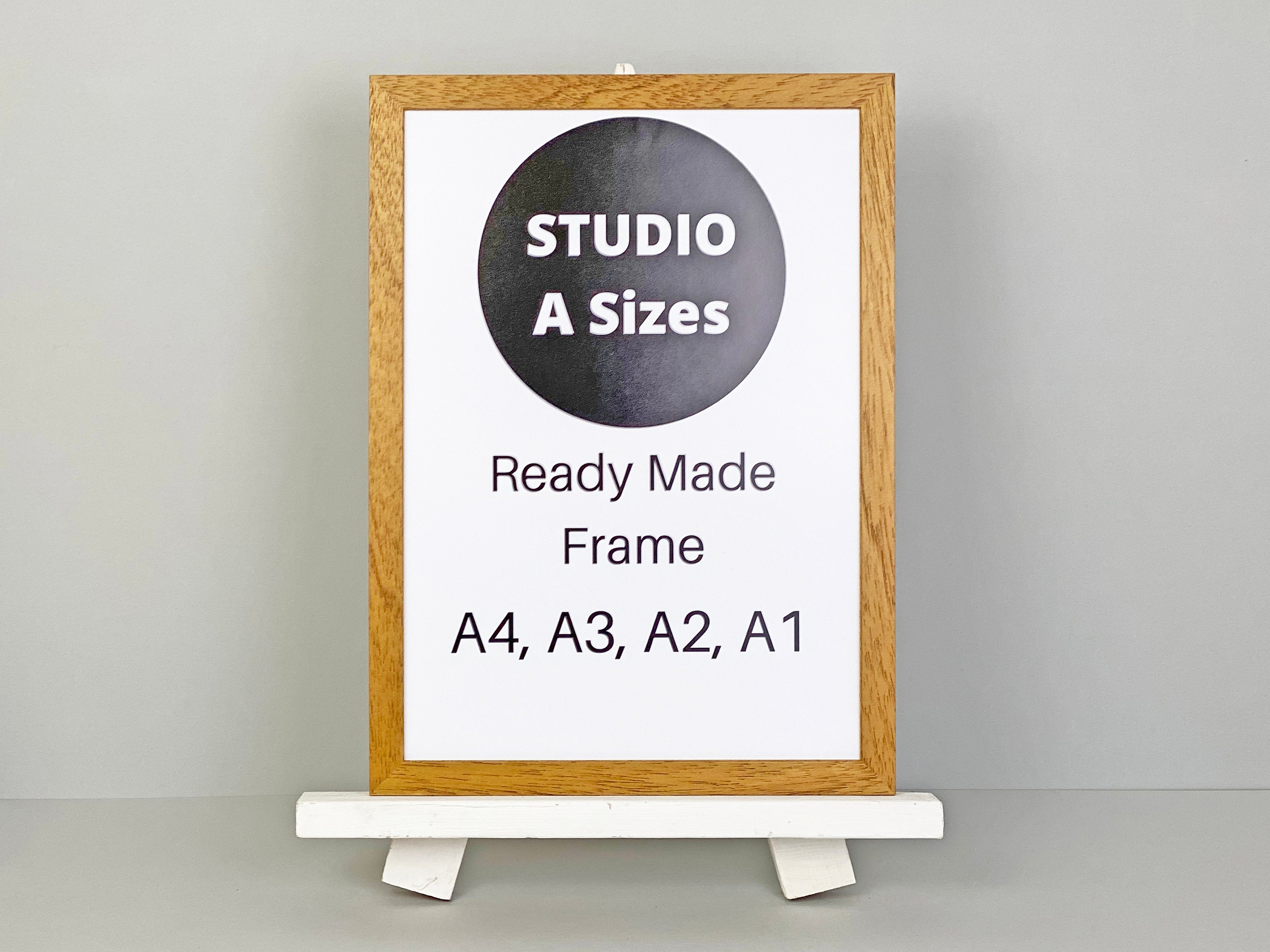 Wooden Display Easel with A1 Poster Frame