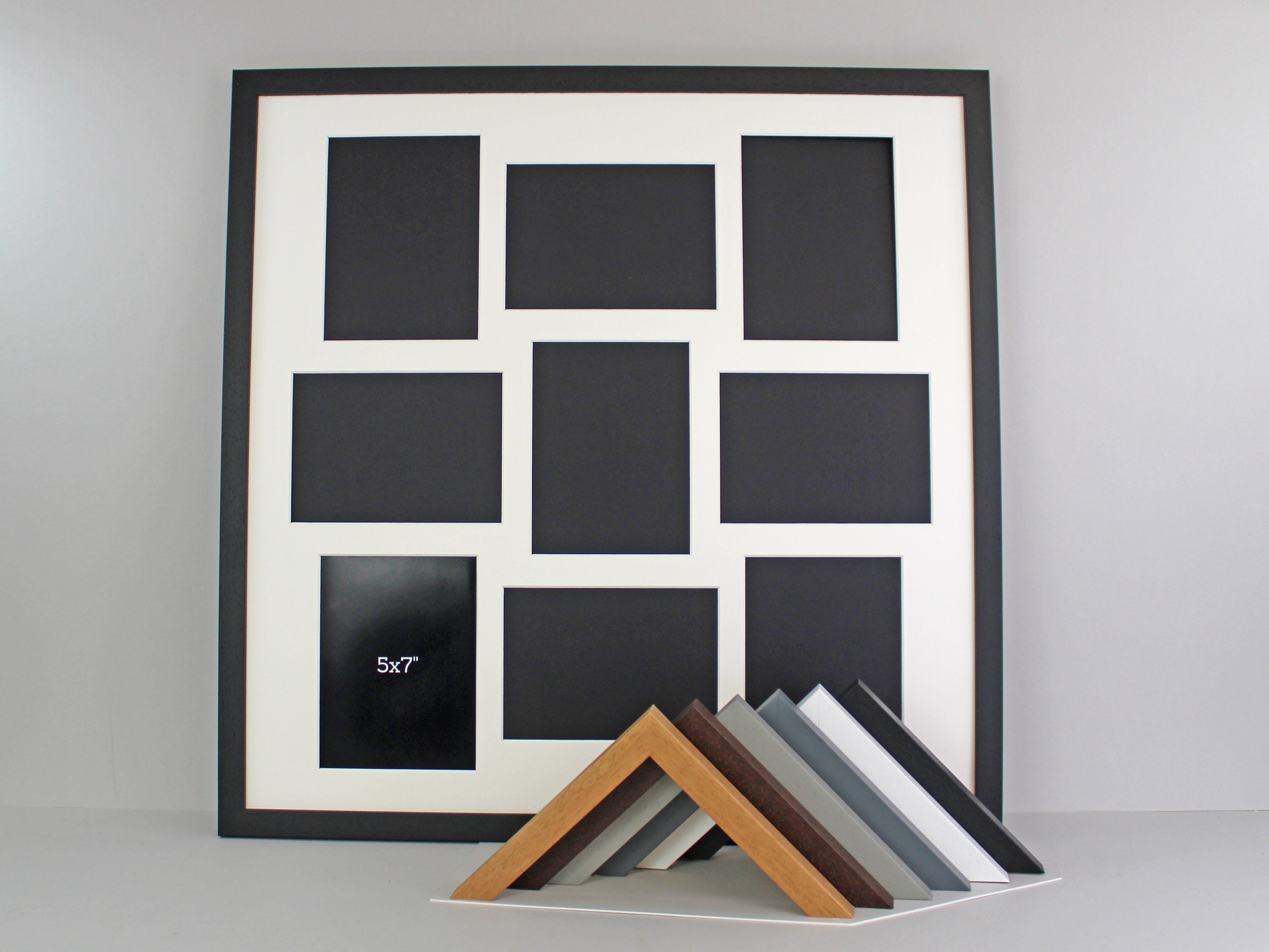 Multi Aperture Photo Frame. Holds Four 6x4 Photos. 30x40cm. Wooden Collage  Photo Frame. Handmade by Arthome 