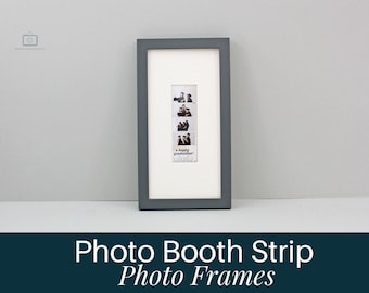 Photo Booth Strip Frame - 1 Photo Booth Strip - Wooden Photo Frames designed display your fun-filled memories & Photo booth sessions.