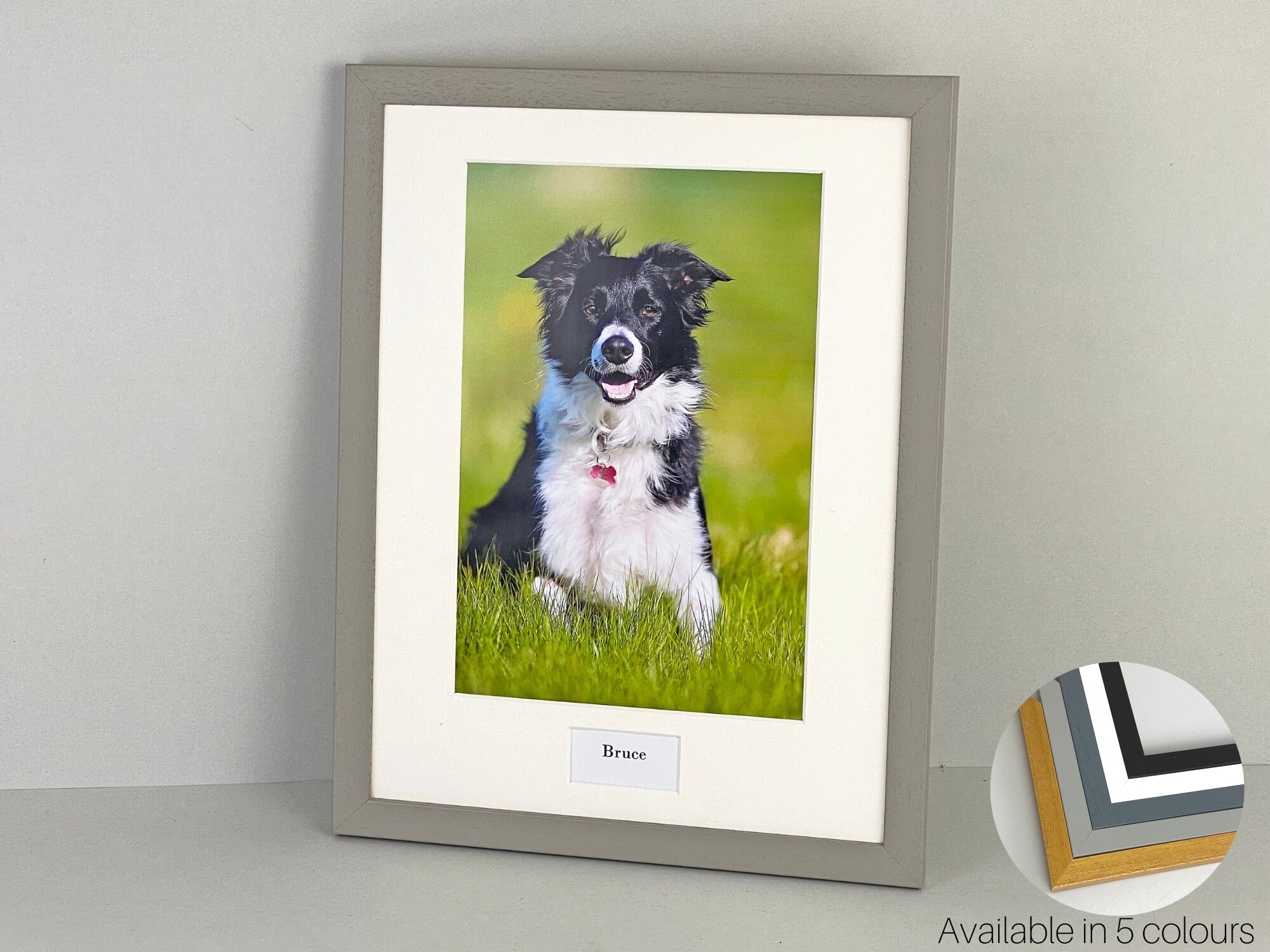 Personalised Caption Frames. 30x40cm Portrait Frame With Etsy UK