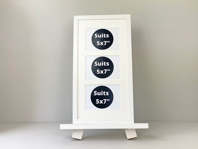 Multi Aperture Photo Frame. Holds Three 5x7 Photos. Etsy UK