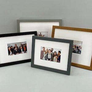 Signing Frames. Your photo with plenty of space for signatures. The perfect leaving gift, thank you gift, teacher gift. Wooden Picture Frame