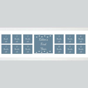 Kitten's First Year - Multi Aperture Photo Frame
