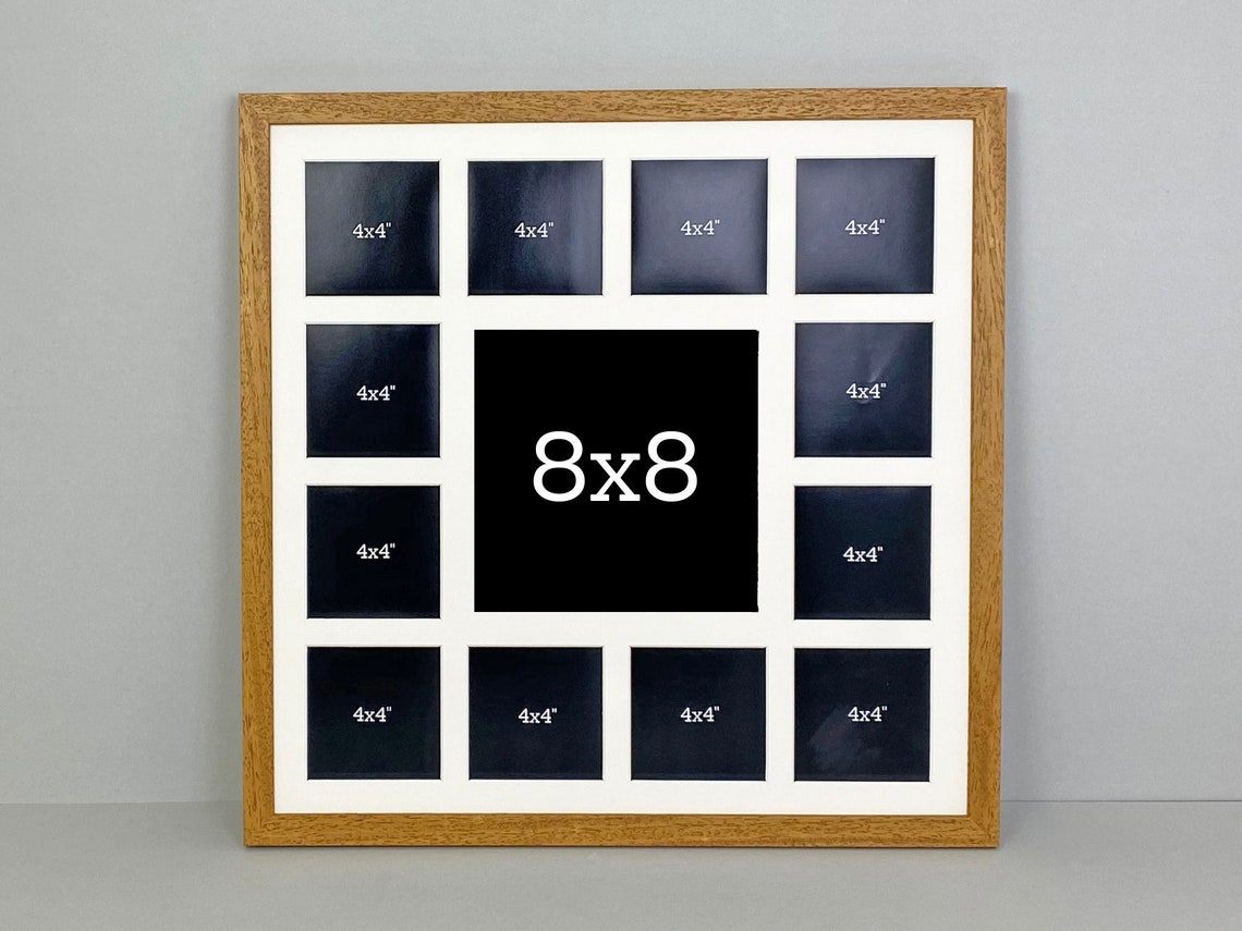 Multi Aperture Photo Frame. Holds One 8x8 Photo and Etsy UK