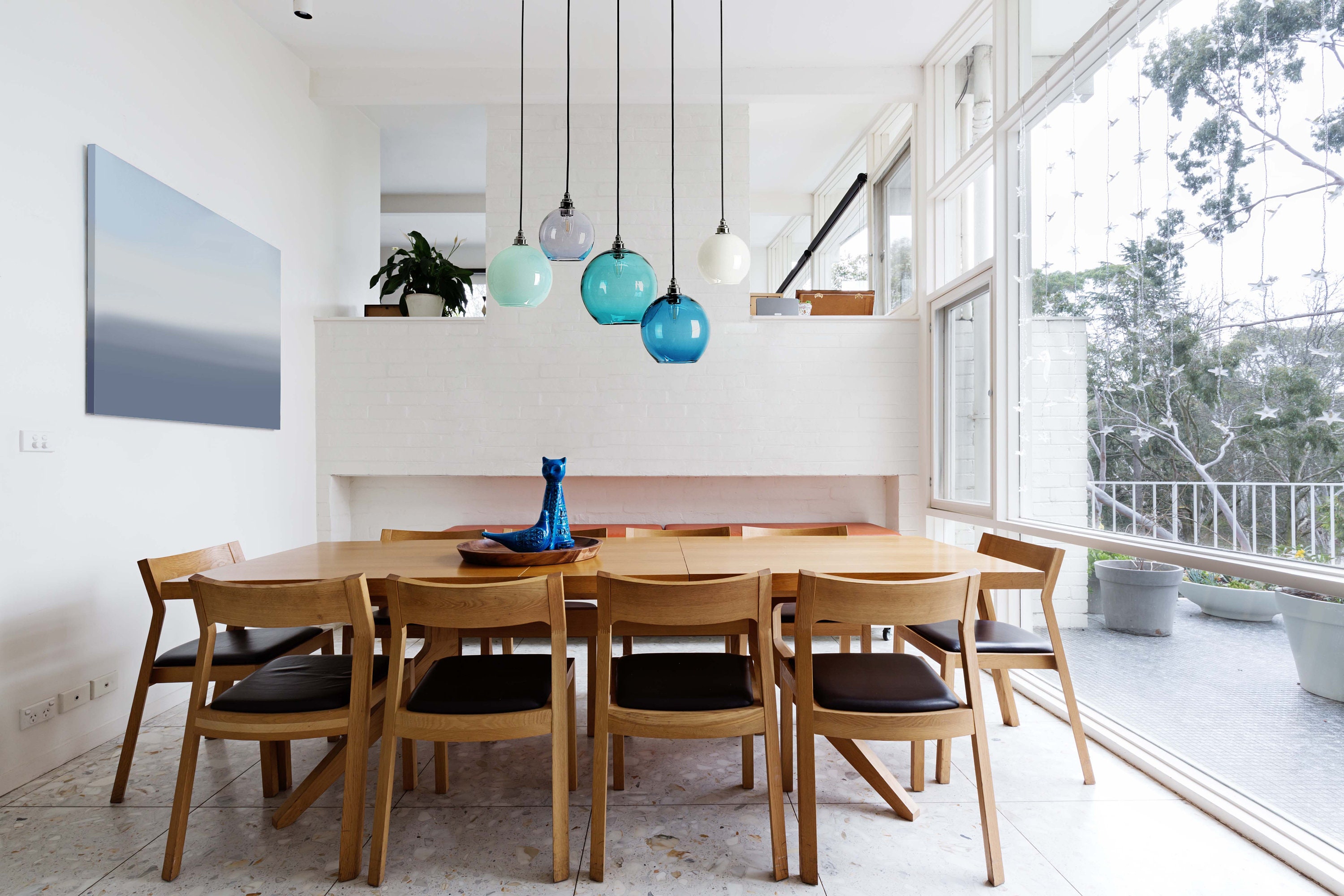 Dining Room Lighting. Kitchen Island Pendant Lights. Glass
