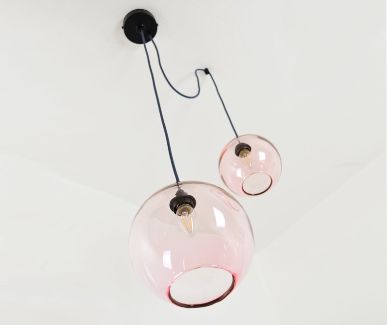 Hand Blown Glass Pendant Lighting 