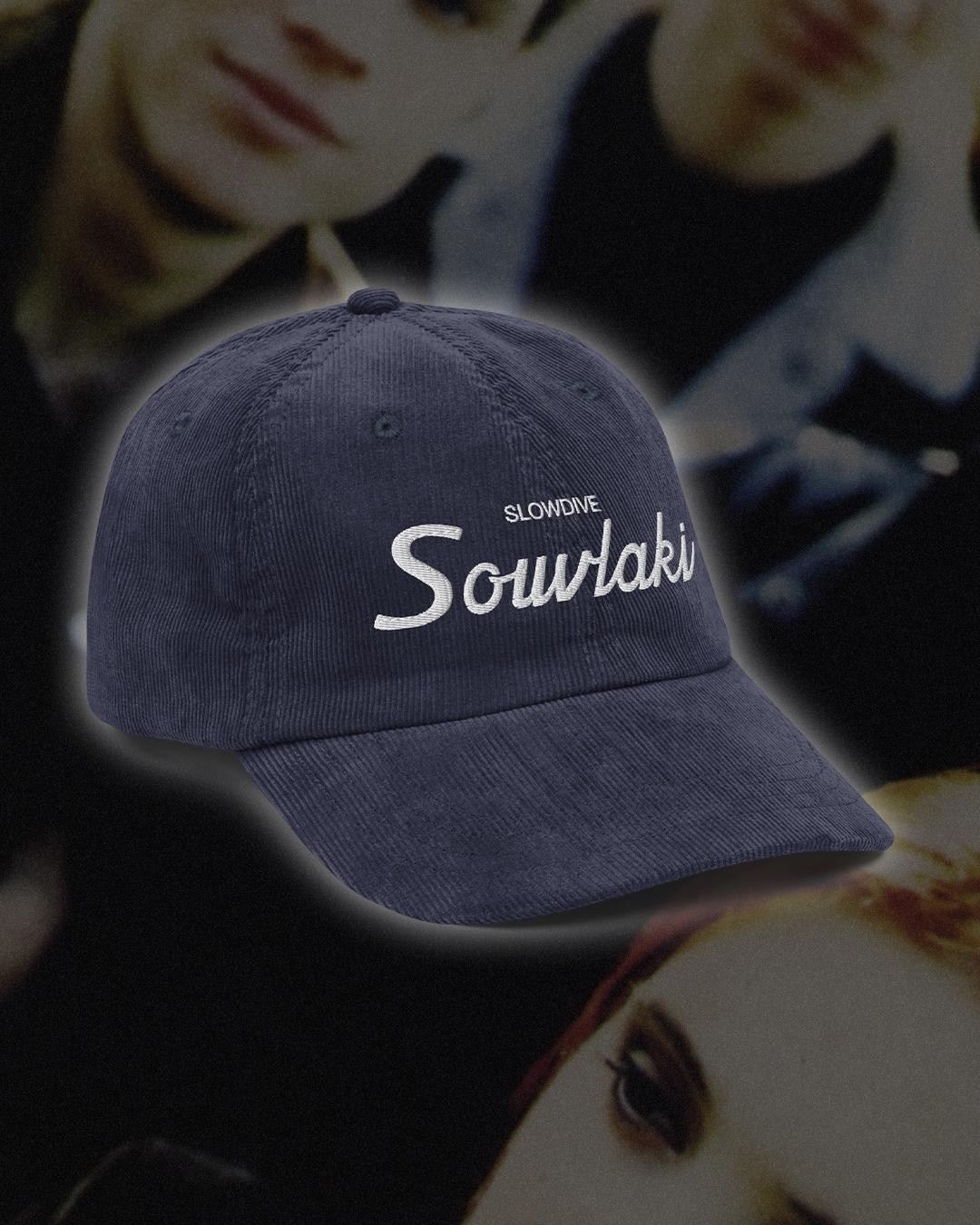 Slowdive Souvlaki Vintage Style Corduroy Snapback Hat Baseball Cap