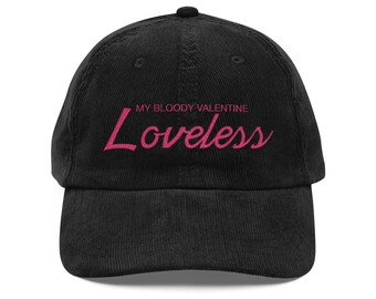 My Bloody Valentine Loveless Album Corduroy Snapback Hat Baseball