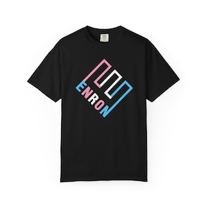 Enron trans pride shirt