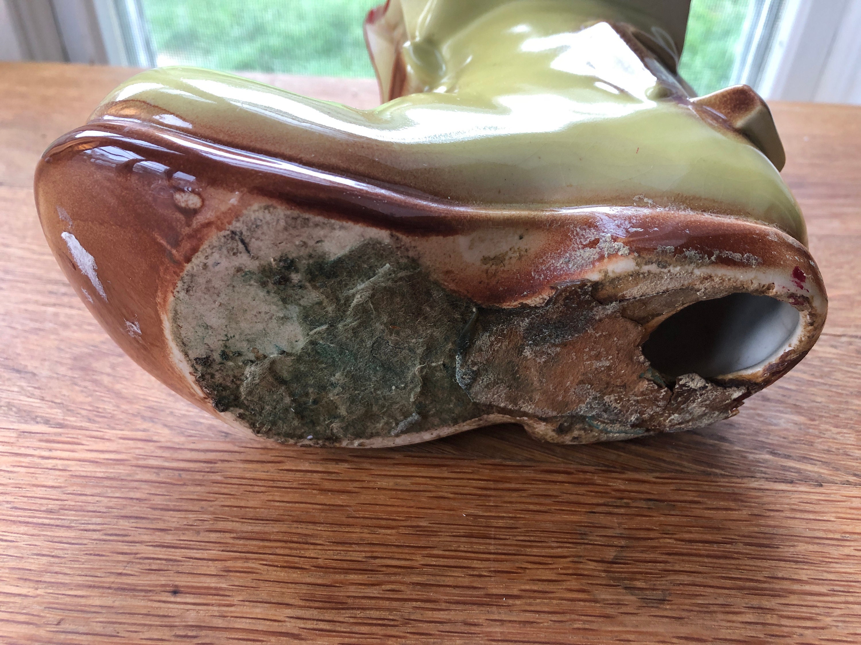 Vintage Old Mother in the Shoe Piggy Bank Etsy