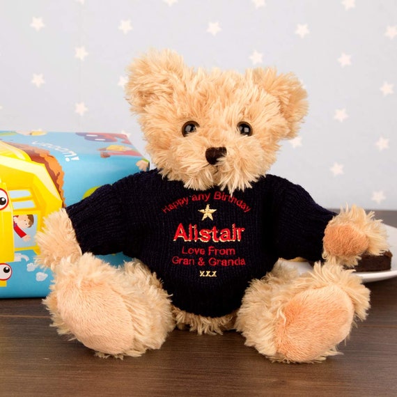 personalised birthday bear