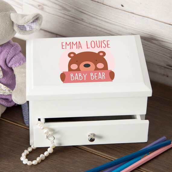 personalised baby jewellery box