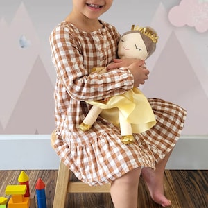 Childrens Personalised Wooden Stool With Noahs Ark Design Personalised Kids Stool, Kids Gift, Bespoke Toddler Keepsake, Christening Gift image 3