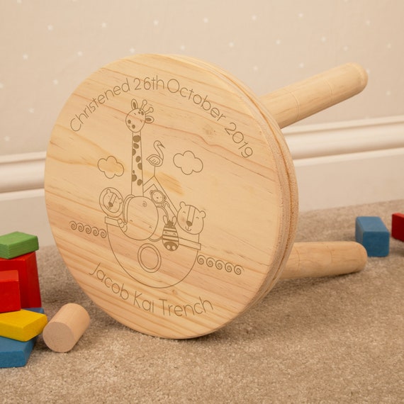 personalised baby stool