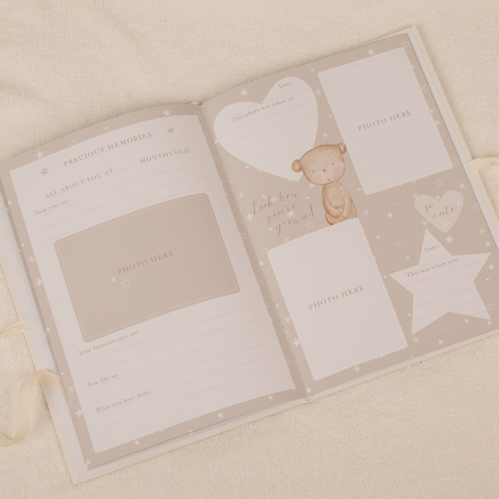 Personalised Baby Record Book Gold Foil Printed Customised Etsy UK