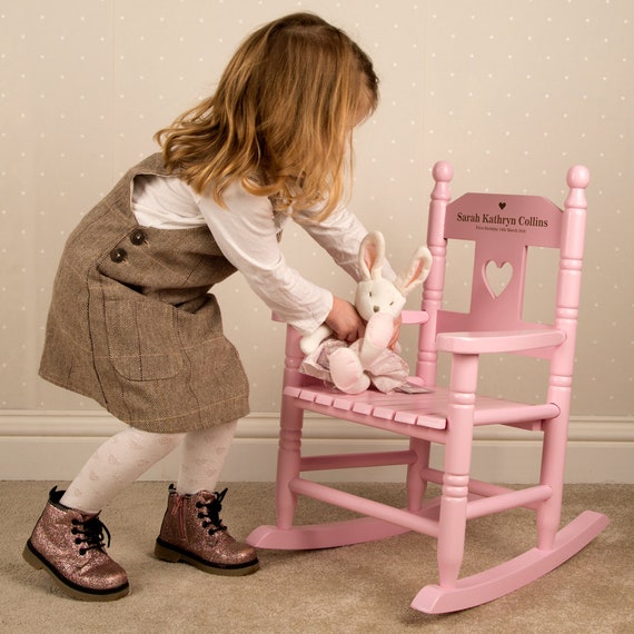 pink chair for little girl