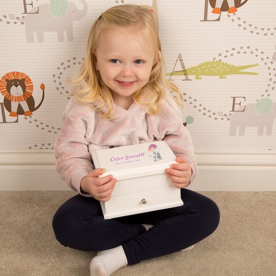 personalised baby jewellery box