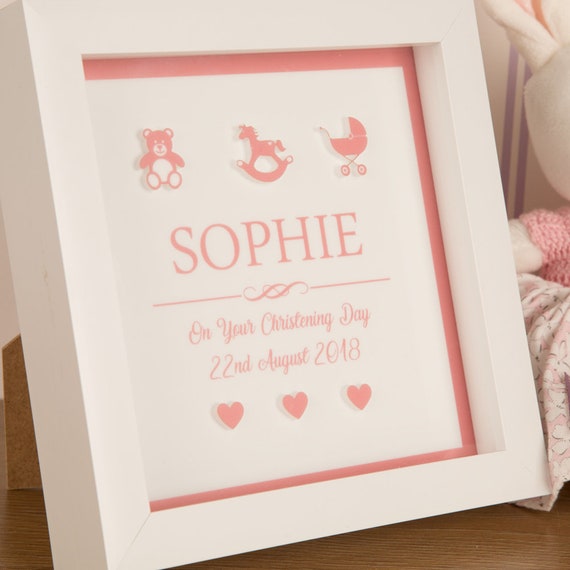 Details about   Personalised Christening Gifts Hand On Hand Christmas Present Birthday Keepsake 