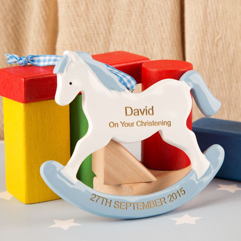 personalised baby rocking horse