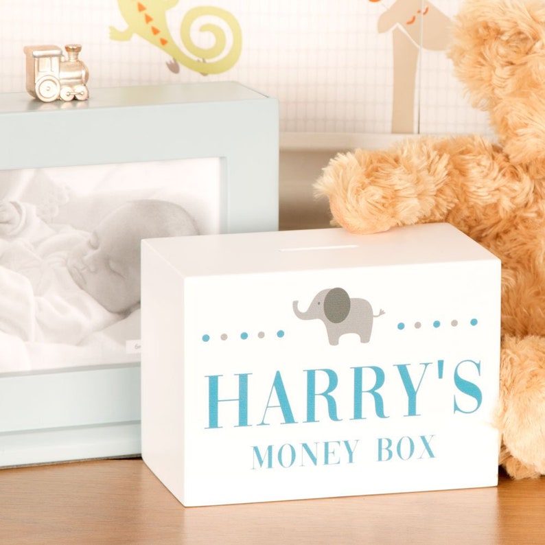 personalised boys money box