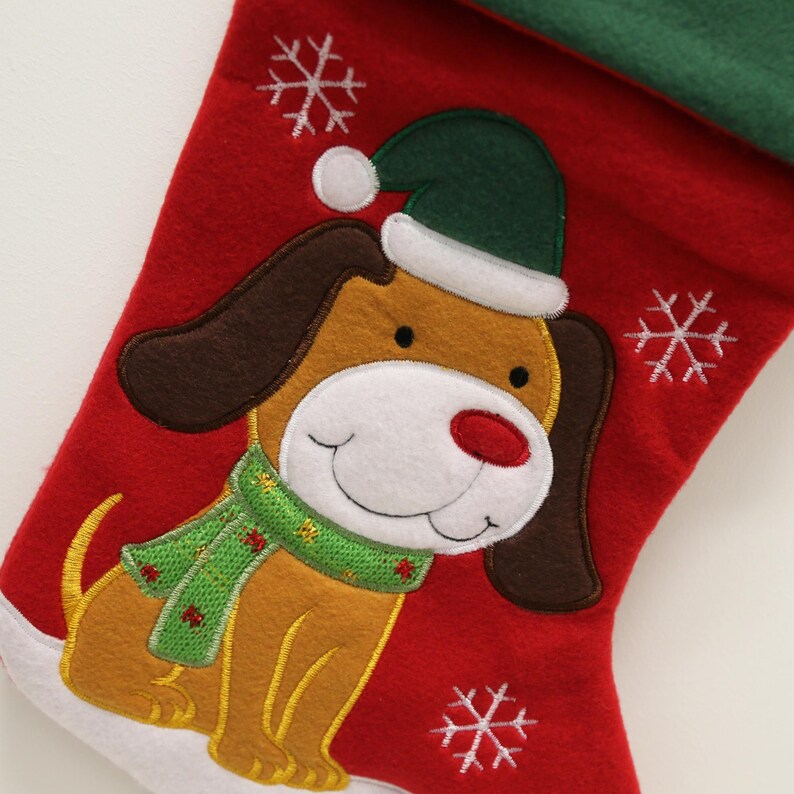 Christmas Dog Stocking Personalised Pet Stocking Any Name Etsy UK