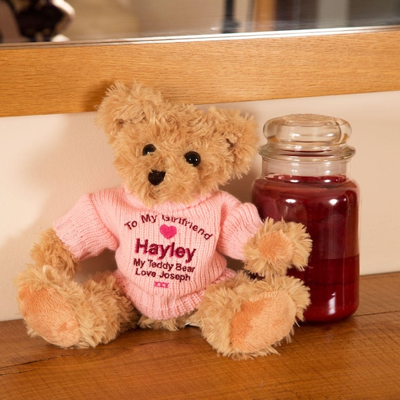 personalised teddy bears for boyfriends