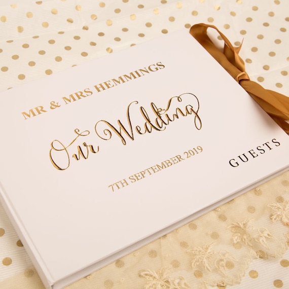 Personalised Wedding Guest Book