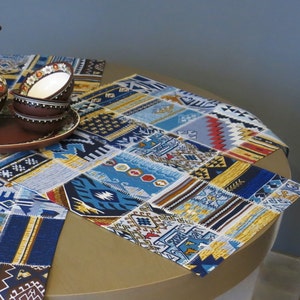 Waterproof Placemats Fabric (set of 2) Size: 12in X 16in (31cm X 41cm) Carpathian motifs Rectangular