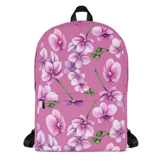 Backpack Purple Orchid with Pink Trim Side Pockets Unisex New Fjallraven Kanken Backpack Orchid main image 3