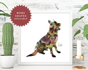 German Shepherd Photo Collage, German Shepherd personalised gift, German Shepherd print, German Shepherd picture, German Shepherd gift