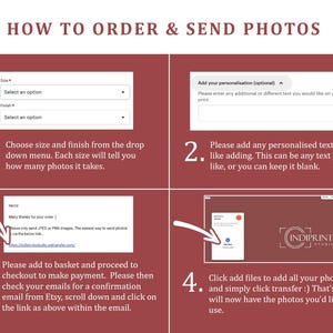 how to order and send photos