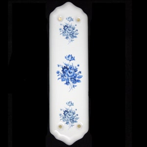 Ceramic Door Finger Plate Saxony Design (Each)