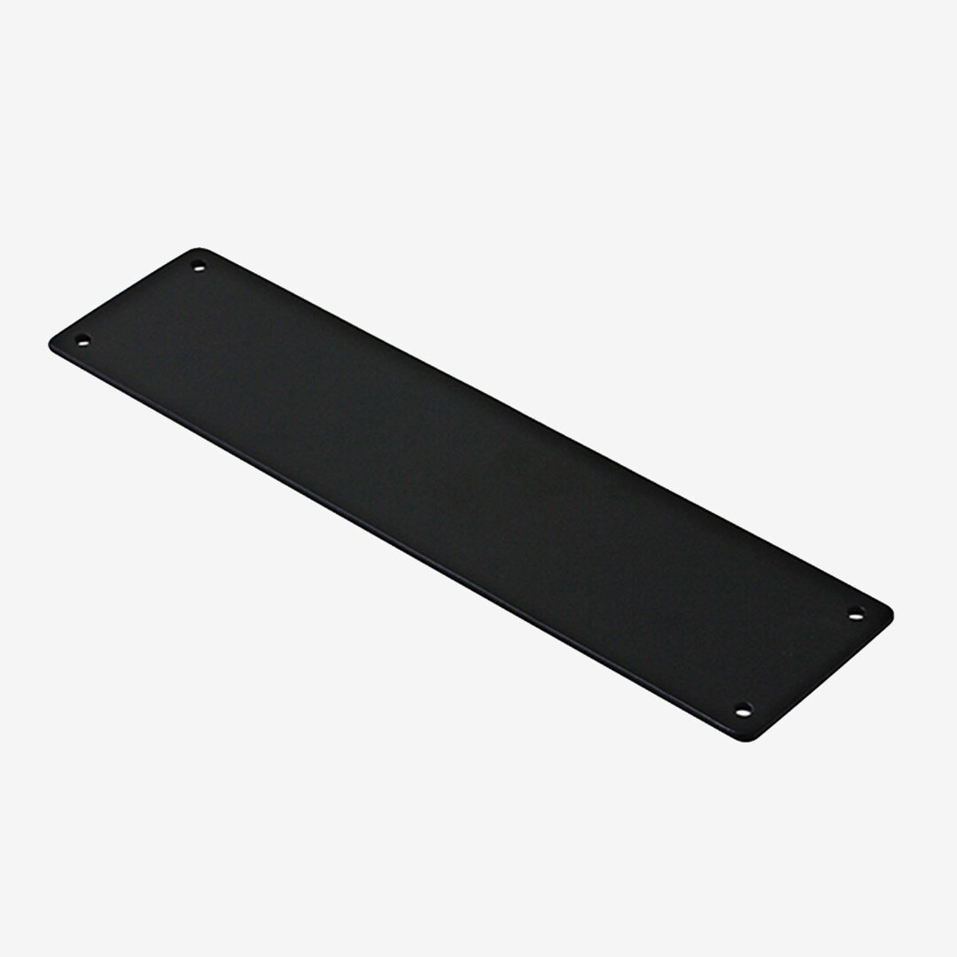 Classic Matt Black Push Plate Etsy
