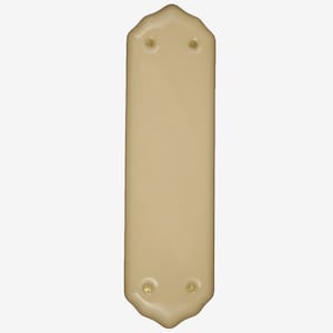 Placa de cerámica para puerta, color crema (cada una)