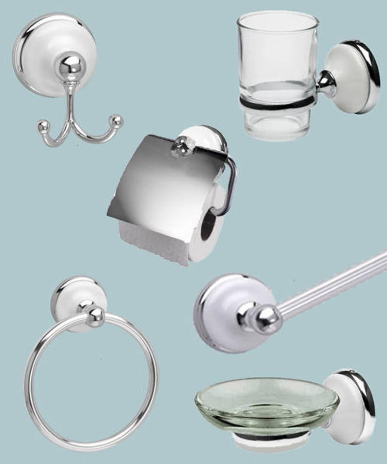 Polished Chrome Bathroom Accessories Etsy UK