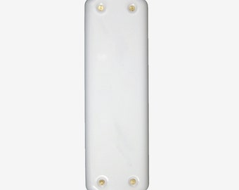 Ceramic Door Finger Plate White (Each)
