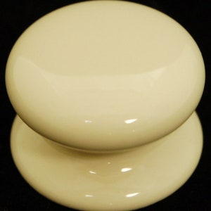 Cream Ceramic Cupboard Drawer Knob (Each) Various Sizes Available