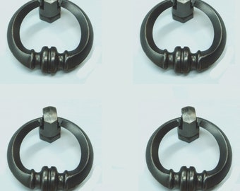 4er Pack Zinn Ring Pull Griffe Drop Pull