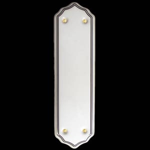 Placa de cerámica para puerta con diseño de dedo (cada una)