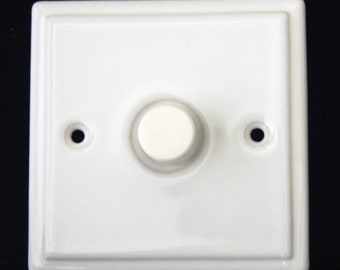 White Porcelain Single Dimmer Switch