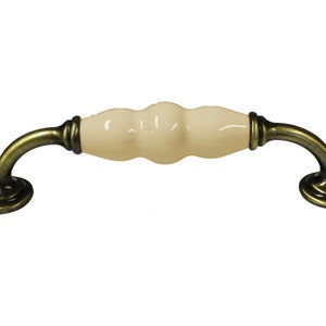 Ceramic Cupboard Drawer D Pull Handle (each) Various Finishes Available