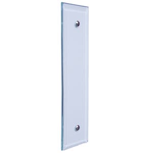 Crystal Cut Glass Door Finger Push Plate