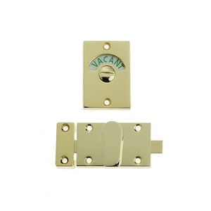 Privacy Brass Indicator Bolt