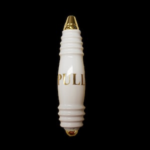 Traditional Light, Shower, Toilet Pull Polished Brass Gold Pull Wording