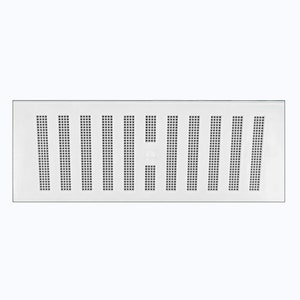 Open and close adjustable air vent hit & miss wall system cover White Nylon
