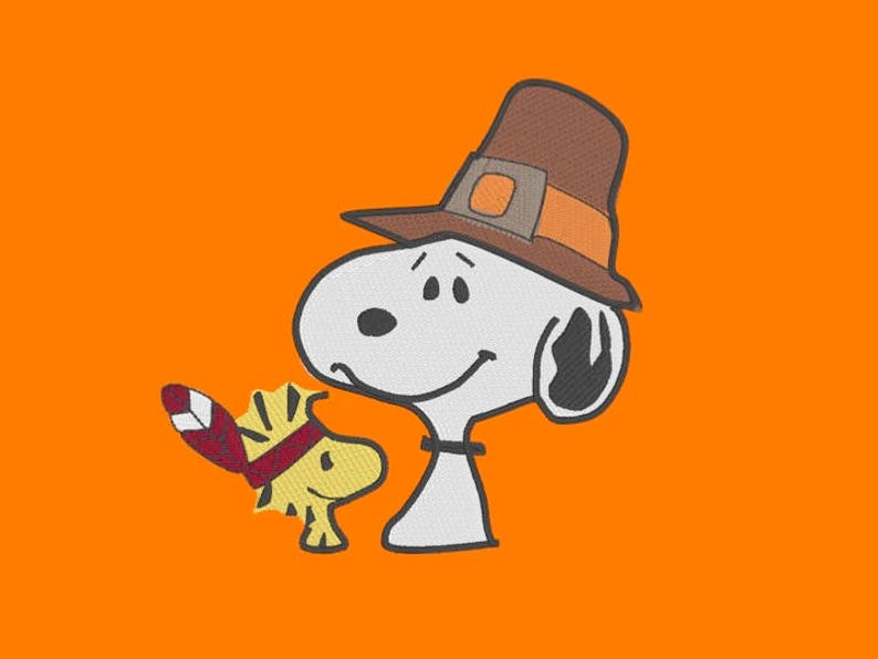 Snoopy and Woodstock Thanksgiving | Etsy